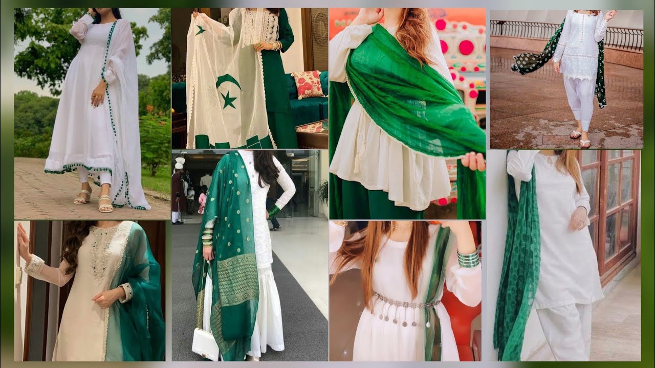 New green dress ideas For you white and green dress ideas and designs.
