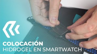 Colocación HIDROGEL HD en smartwatch (con y sin raya central) - My Devia Spain