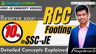 Detailed Concepts Explained In Footing Rcc Civil Ssc Je - Concept Series Terzaghi Institute