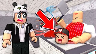 KASAP BENİ YAKALAYACAKTI! 😱 Roblox Escape The Butcher Shop Obby - Türkçe
