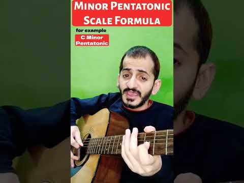 Minor Pentatonic Scale Formula  Guitar Lesson  shorts music guitar