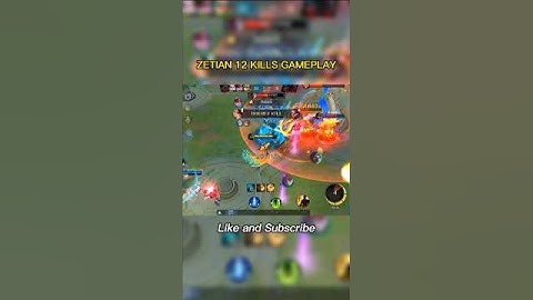 ZETIAN BEST GAMEPLAY 🔥 #mobilelegends #mlbb #zetian