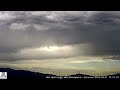 Time-lapse of the Rincon Mountains through Monday's storm