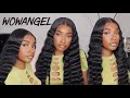 THIS IS THE BEST ALIEXPRESS WIG EVER 28 Inch 13x4 FRONTAL INSTALL + CRIMPS | WOWANGEL