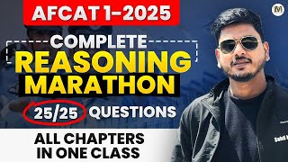 Complete Reasoning for AFCAT 1 2025 | AFCAT Reasoning Marathon