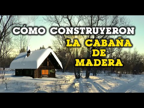 #05 CONSTRUYERON esta CABAÑA (ISBA) con MADERA de CASTAÑO NEVANDO en INVIERNO | Al Son de mi Furgón