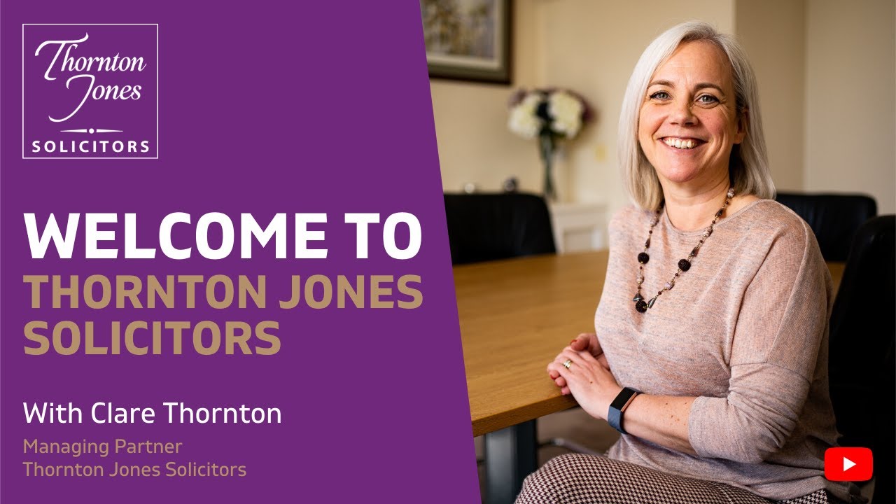 to Thornton Jones Solicitors YouTube