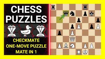 Chess Puzzles to Practice. Themes: Checkmate, One-move puzzle, Mate in 1. Learn Chess