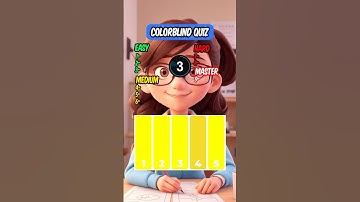 Are you facing colorblindness? Guess the odd color in this challenging test.  #quiz #trivia