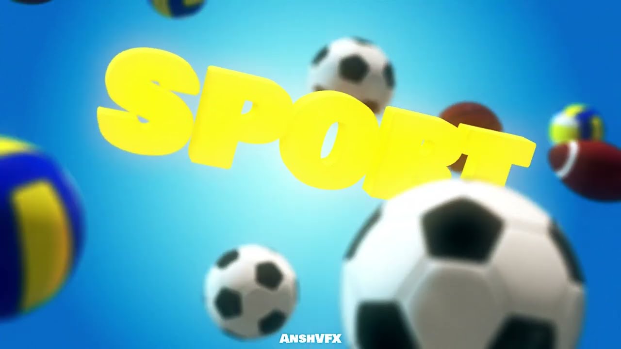 3D sport tv intro