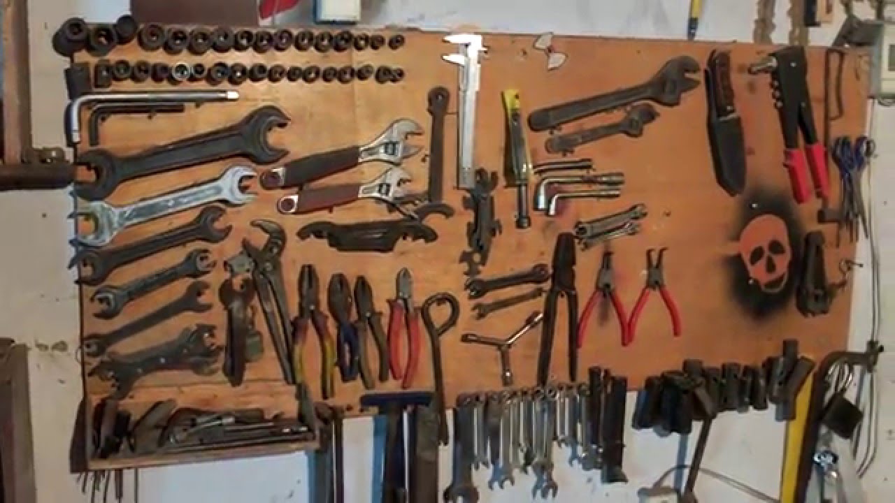 Идеи для хранения инструментов в гараже
