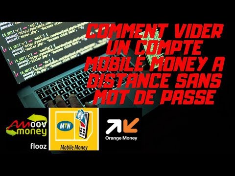 comment vider un compte mobile money a distance sans mot de passe