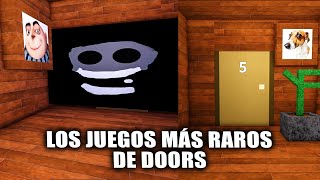 LOS JUEGOS MÁS RAROS DE DOORS 👁️ ROBLOX | DOORS BUT BAD V4