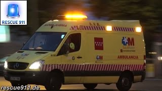 Madrid emergency medical services // Servicios de emergencias médicas Madrid