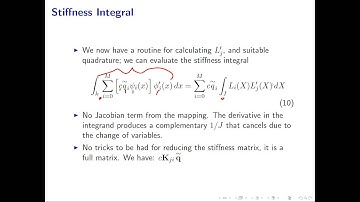 Stiffness Matrix (HO) M3B.8 - Intro to DG