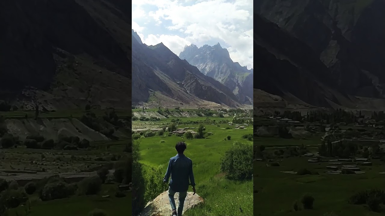 Hushay valley, 🌲⛰️❤️. Taking in the beauty, feeling alive. ... 