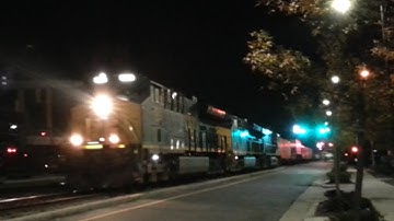 CSXT Q031-18 UPS Intermodal ET44AH/ET44AH/ES40DC in Fayetteville, NC
