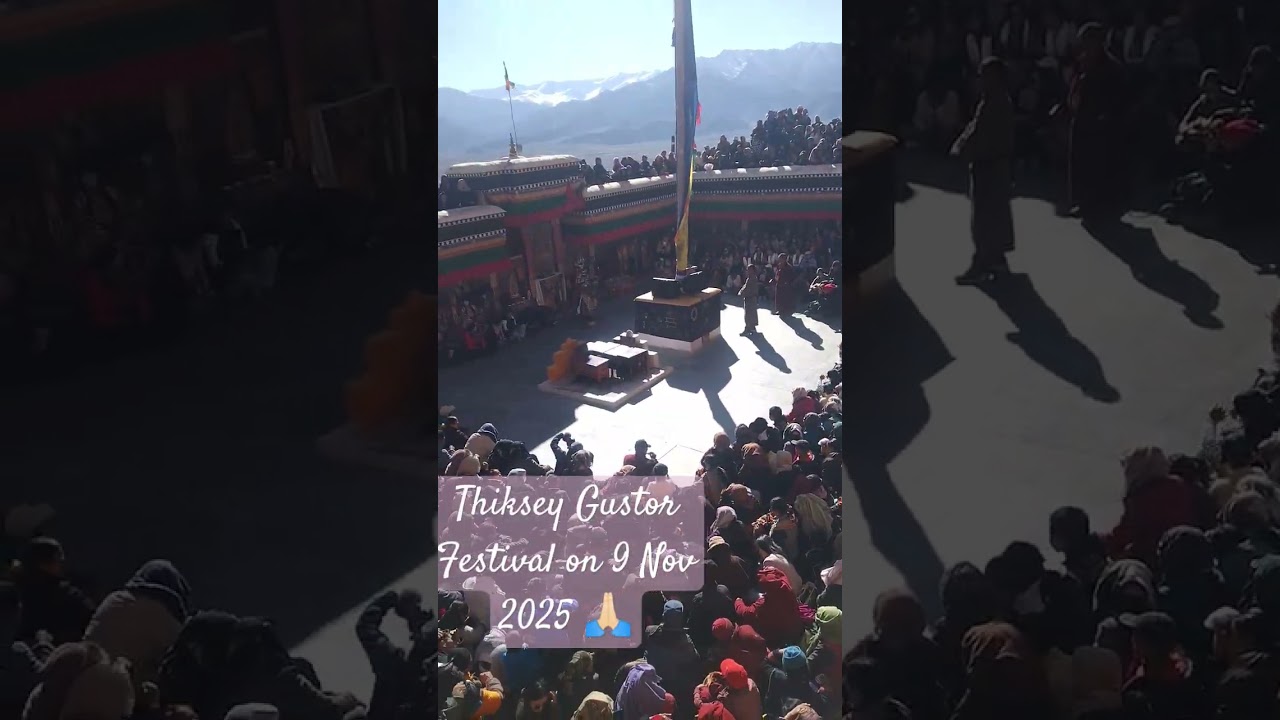 #Thiksey monastery 's Festival 🙏🏻