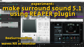 experiment: make surround sound 5.1 using ReaSurroundPan plugin (reaper) (bahasa Indonesia)