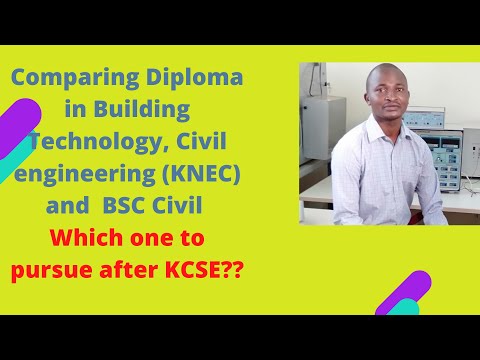 Diploma In Building Technology Vs Diploma In Civil Engineering // OPTIONS AFTER  KCSE