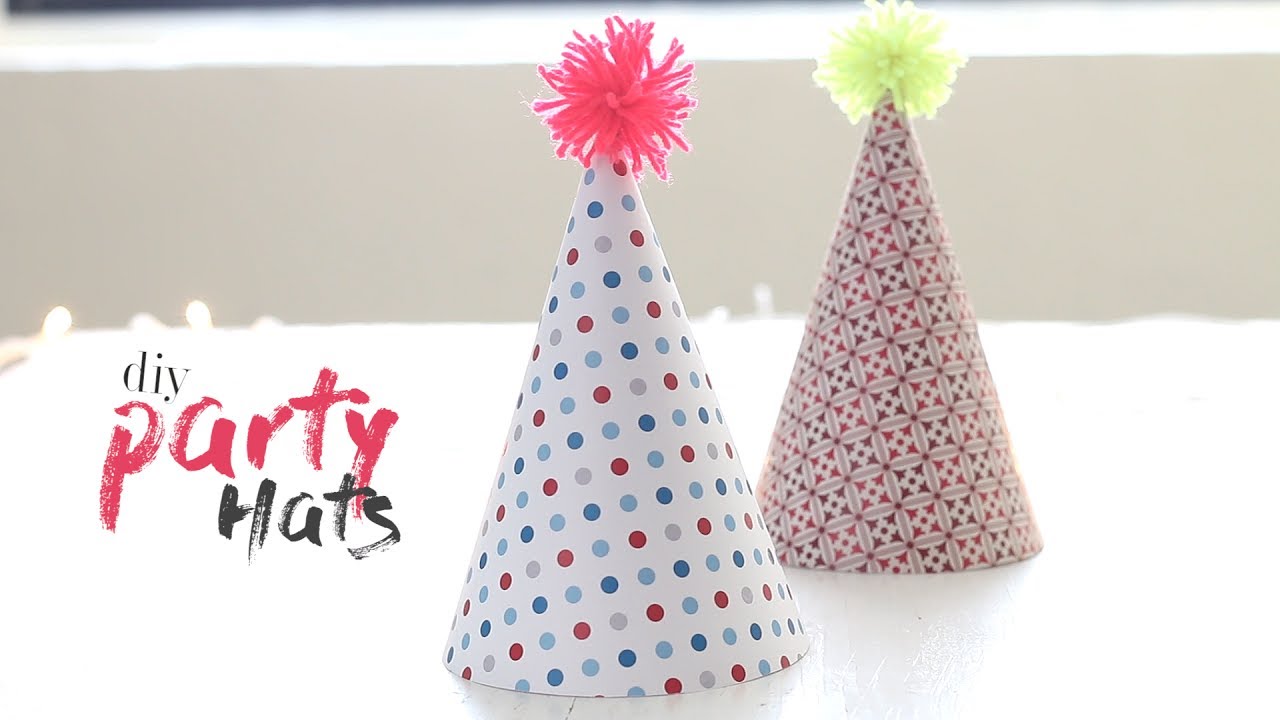 diy-party-hats-youtube