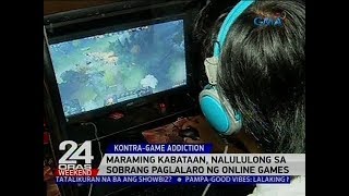 ⁣24 Oras: Maraming kabataan, nalululong sa sobrang paglalaro ng online games