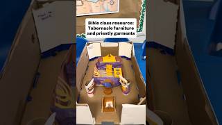 Tabernacle furniture and priestly garments for Bible class. #leviticus #tabernacle #sundayschool