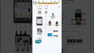 Manual and automatic water supply control circuit of liquid level relay #electrical #electrician