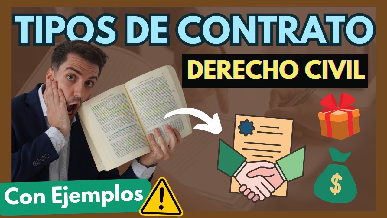 ➡️ TIPOS DE CONTRATOS: ¿Cuáles hay?【Todo EXPLICADO FÁCIL, con EJEMPLOS】
