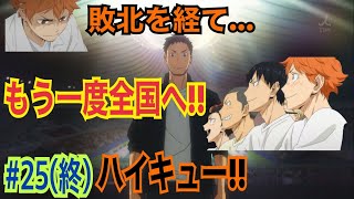 【アニメ】敗北を経て、次なるステージへ!!ハイキュー!!1期アニメの感想、原作との比較#25(終)