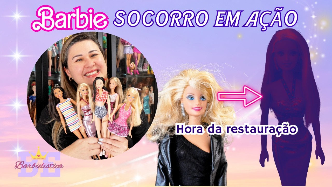 Guia para iniciantes- Como Salvar o Cabelo da sua Barbie de foma fácil