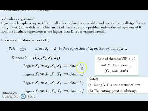 Multicollinearity – Detection (4) - YouTube