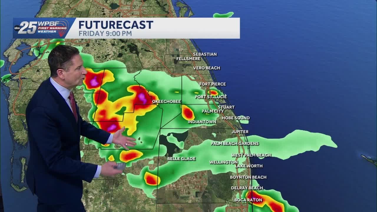 Impact weather with higher rain chances through Monday in South Florida ...