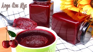 🍒 Quick & Easy Homemade Cherry Jam. How to make cherry confiture. Homemade Cherry jam recipe