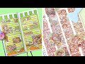手帳 小麻薯 快樂動物園貼紙日記 手帳拼貼排版 聲控 白噪音 沉浸式 ASMR