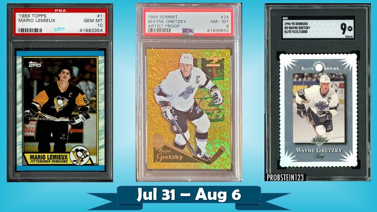 TOP 10 Highest Selling Hockey Cards from the Junk Wax Era on eBay | Jul 31  - Aug 6, Ep 78 - YouTube