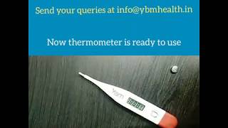 How to Replace Battery for YBM Digital Thermometer