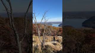 Bear Mountain summit New York Appalachian Trail Perkins Memorial Tower hiking NY USA November 6 2021