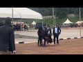Woman beats security to meet Museveni