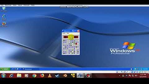 Windows XP Professional SP3 on Virtualbox