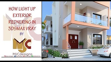 How to LIGHT UP EXTERIOR scene in 3dsmax vray rendering.