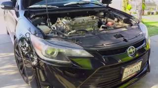Match Highlights SCION TC STRAIGHT  PIPED EXHAUST HEADERS, CARVER REAR MUFFLER/ACCELERATION/STARTUP/ EXHAUST SOUND