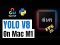Object detection with yolo v8 on mac m1  opencv with python tutorial