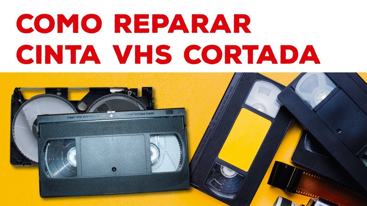 arreglar cassette de cinta VHS -