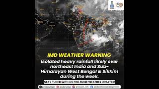 🌧️ IMD Weather Warning ! #southwestmonsoon #shortvideo #shorts #youtubeshorts
