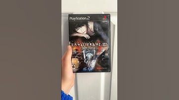 showcasing my copy of Fatal Frame III: The Tormented for PS2!!! #survivalhorrorgaming #fatalframe
