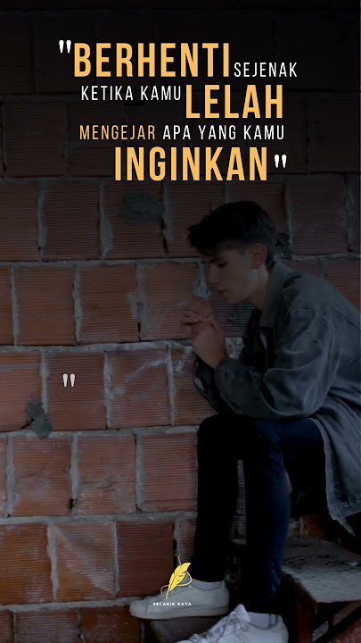 Berhenti sejenak ketika kamu lelah mengejar apa yang kamu inginkan #berhenti #mengejar #lelah