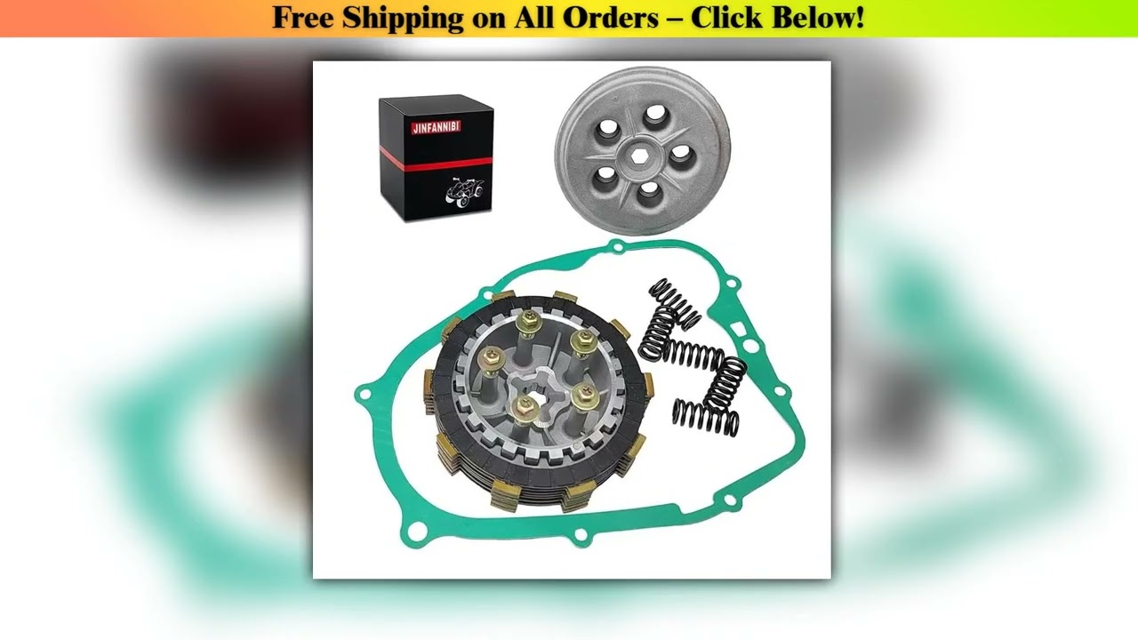 For Yamaha Blaster 200 YFS200 1988-2000 2001 2002 2003 2004 2005 2006 Clutch Friction Plates &