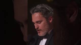 Joaquin Phoenix at #Oscars2020 remembering his brother River.