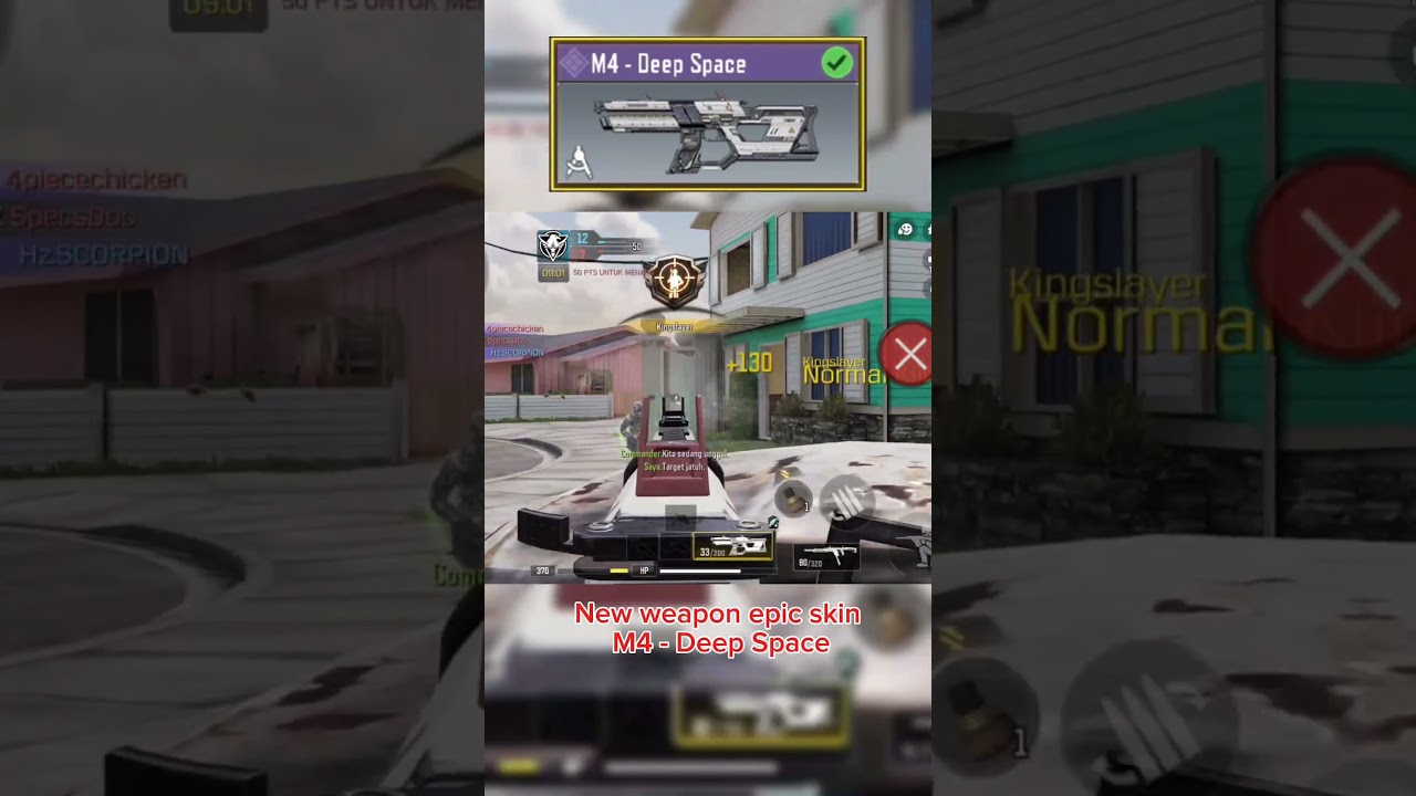 New weapon epic skin M4 - deep Space 